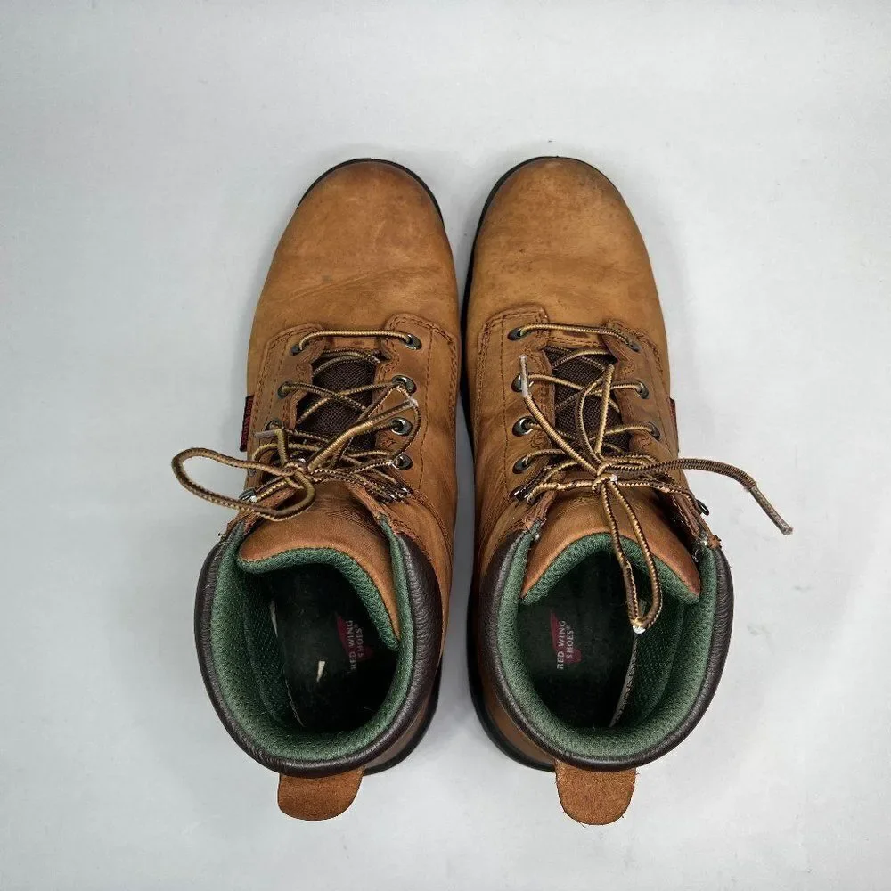 Red Wing Men's Size 14 Brown Leather Work Sport Hunt Soft Toe Boots‎